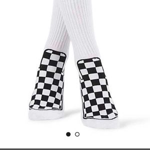 Vans Checkered Socks 6.5-10